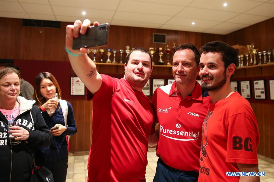 (SP)BELGIUM-BRUSSELS-TABLE TENNIS-SAIVE-RETIREMENT