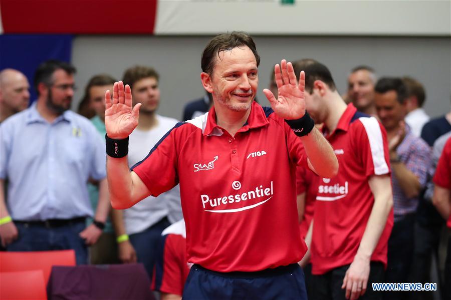 (SP)BELGIUM-BRUSSELS-TABLE TENNIS-SAIVE-RETIREMENT