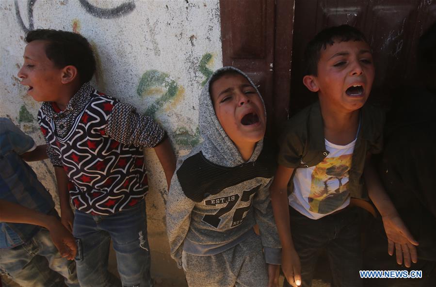 MIDEAST-GAZA-FUNERAL