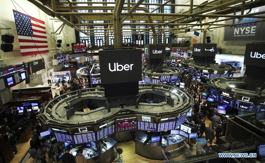 U.S.-NEW YORK-NYSE-UBER-IPO
