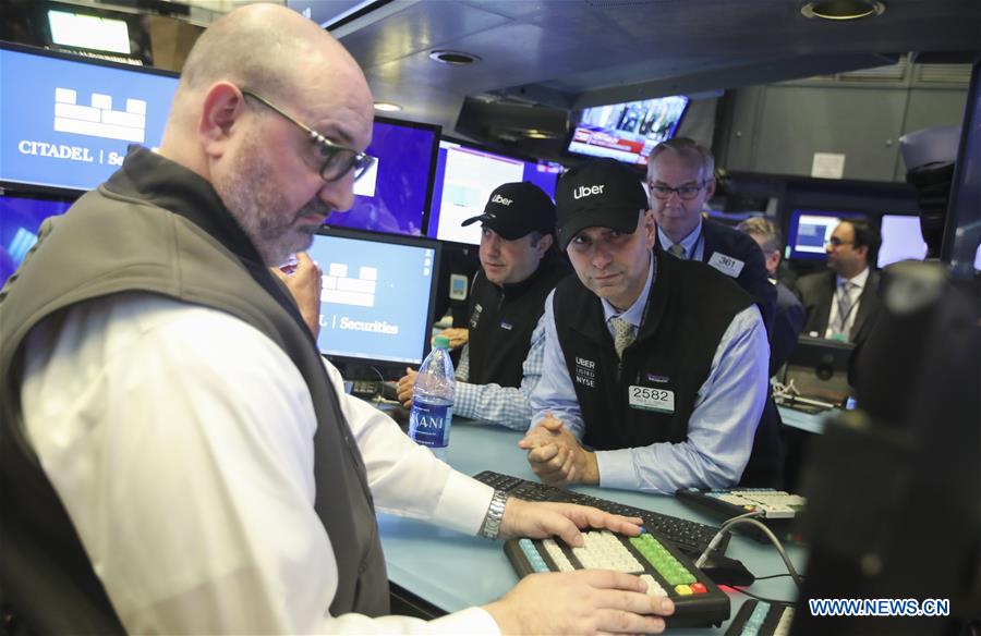 U.S.-NEW YORK-NYSE-UBER-IPO
