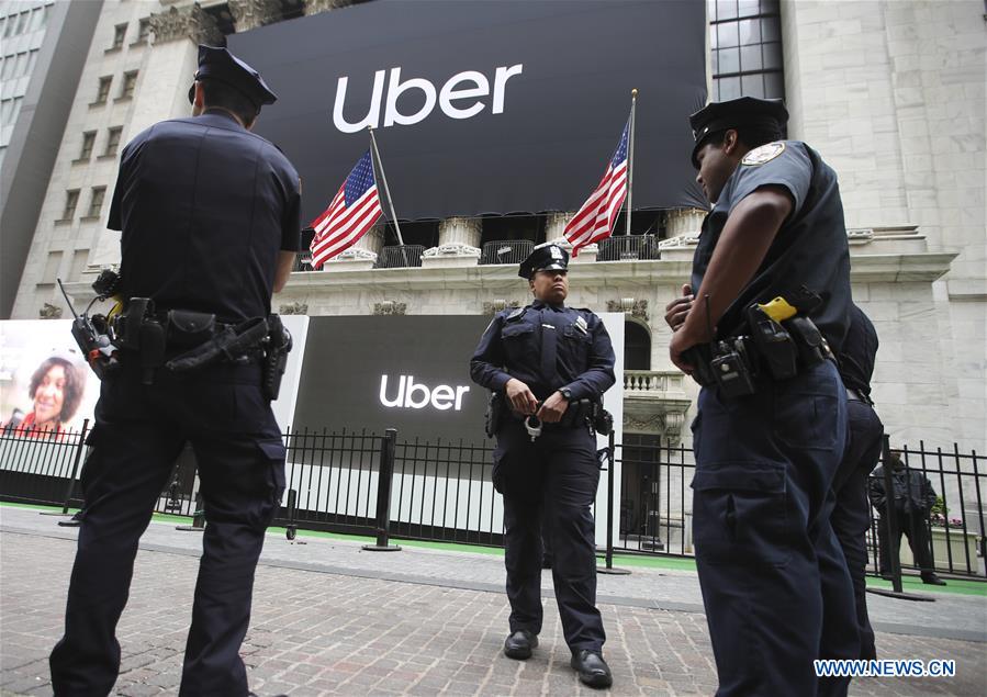 U.S.-NEW YORK-NYSE-UBER-IPO