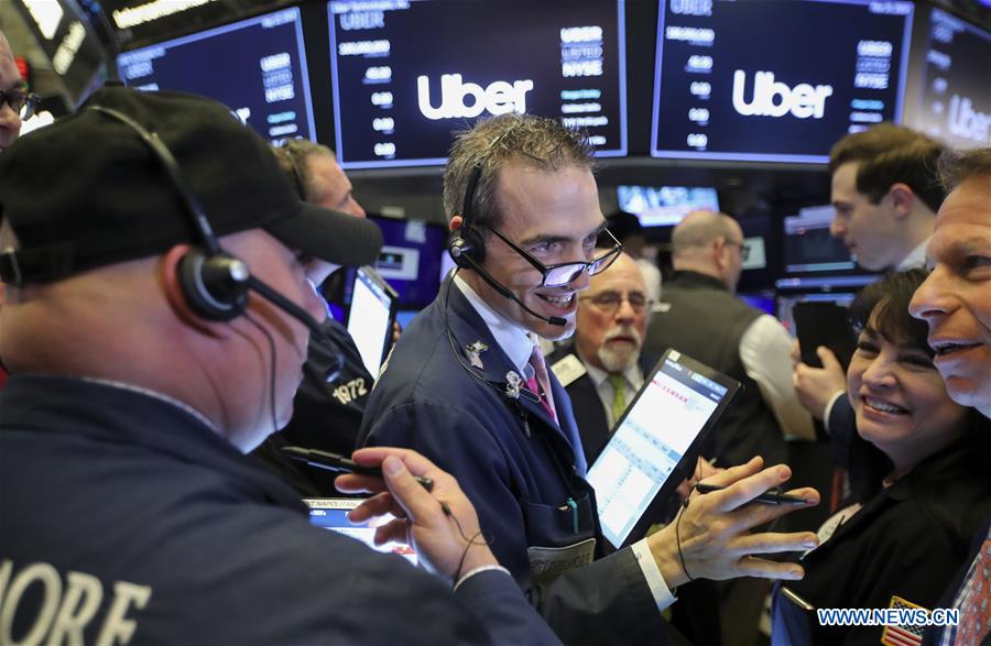 U.S.-NEW YORK-NYSE-UBER-IPO