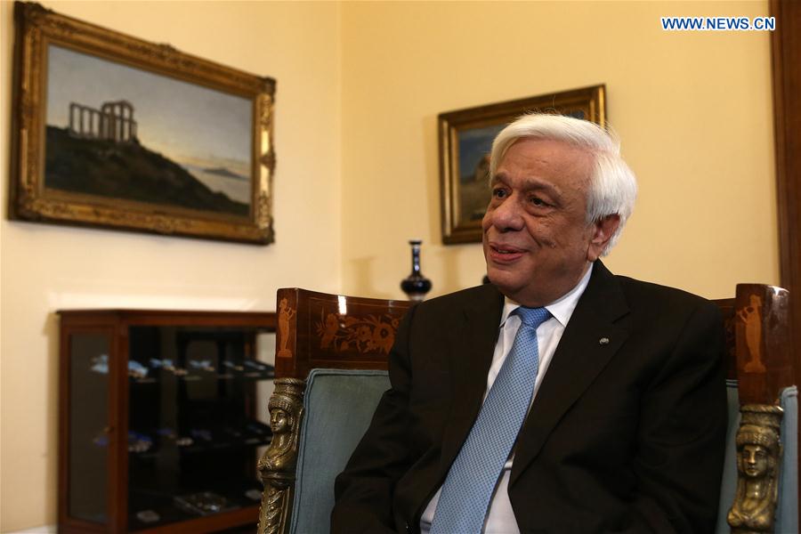 GREECE-ATHENS-PRESIDENT-INTERVIEW