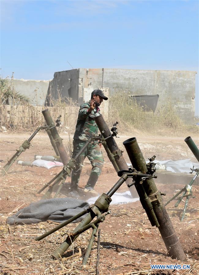 SYRIA-HAMA-MILITARY-STRIKE