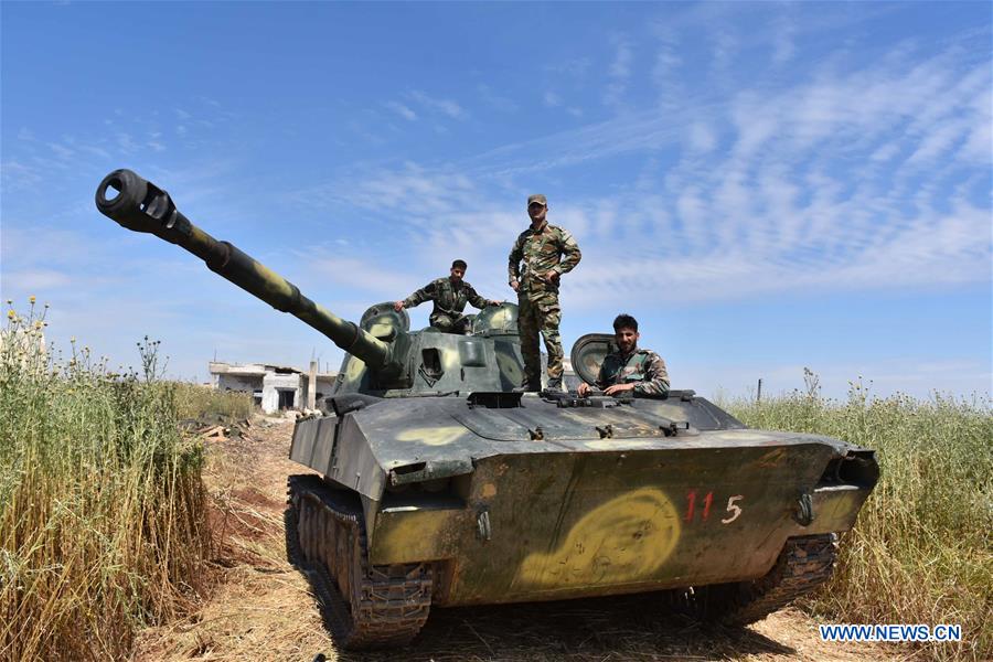 SYRIA-HAMA-MILITARY-STRIKE