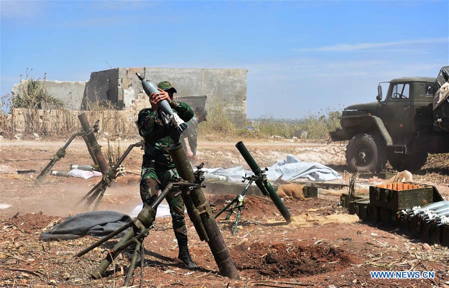 SYRIA-HAMA-MILITARY-STRIKE