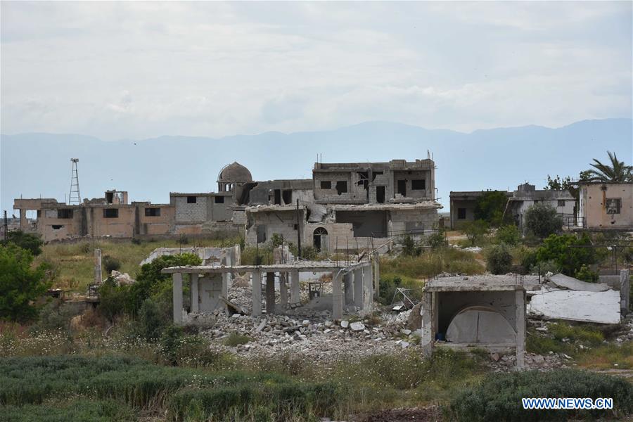 SYRIA-HAMA-MILITARY-STRIKE