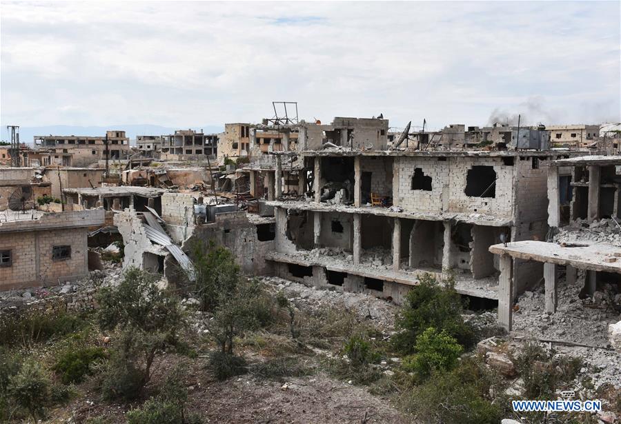 SYRIA-HAMA-MILITARY-STRIKE