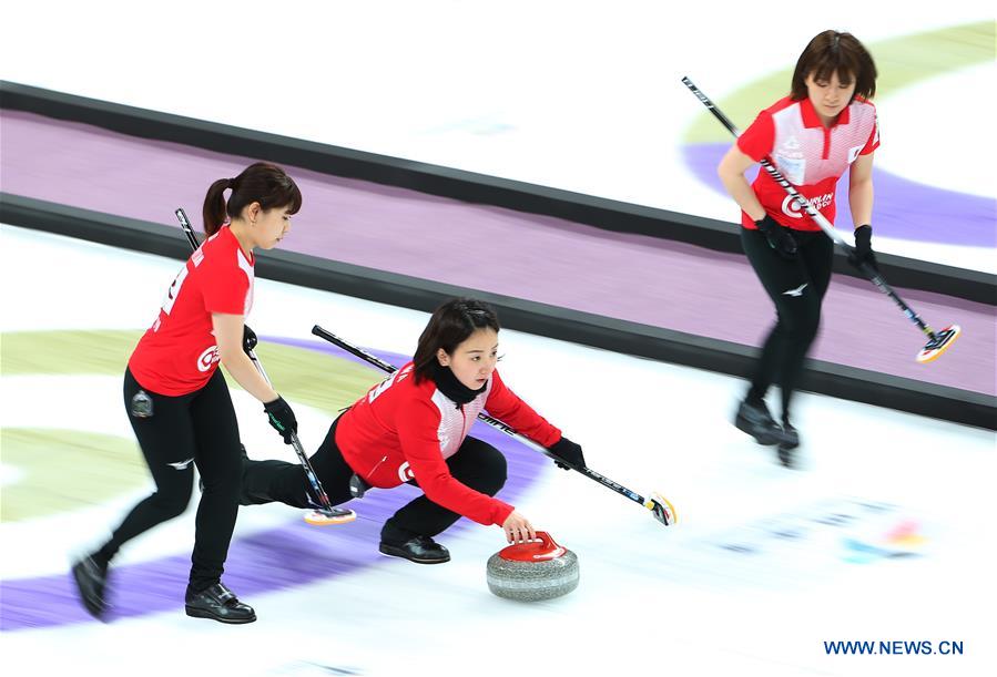 (SP)CHINA-BEIJING-CURLING-WCF WORLD CUP-GRAND FINAL