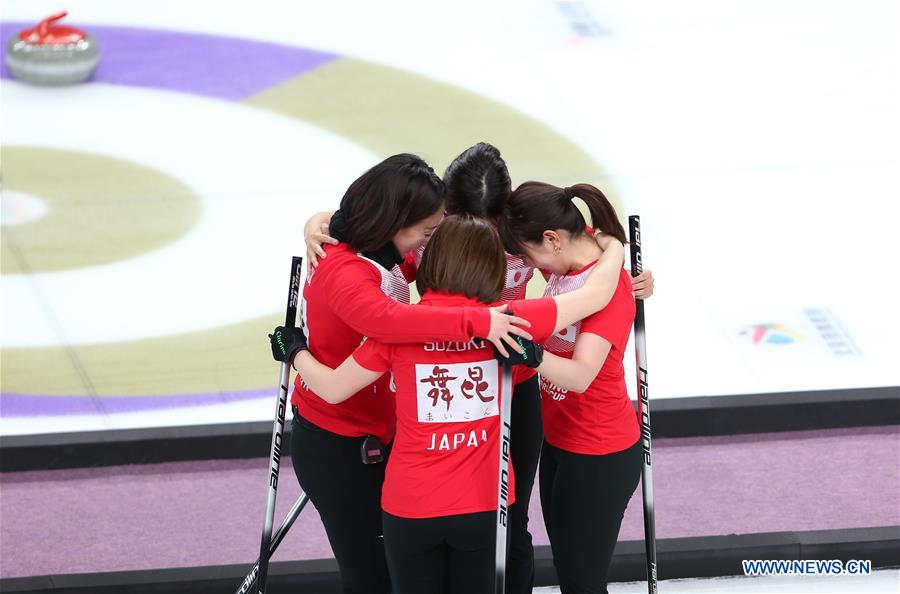(SP)CHINA-BEIJING-CURLING-WCF WORLD CUP-GRAND FINAL