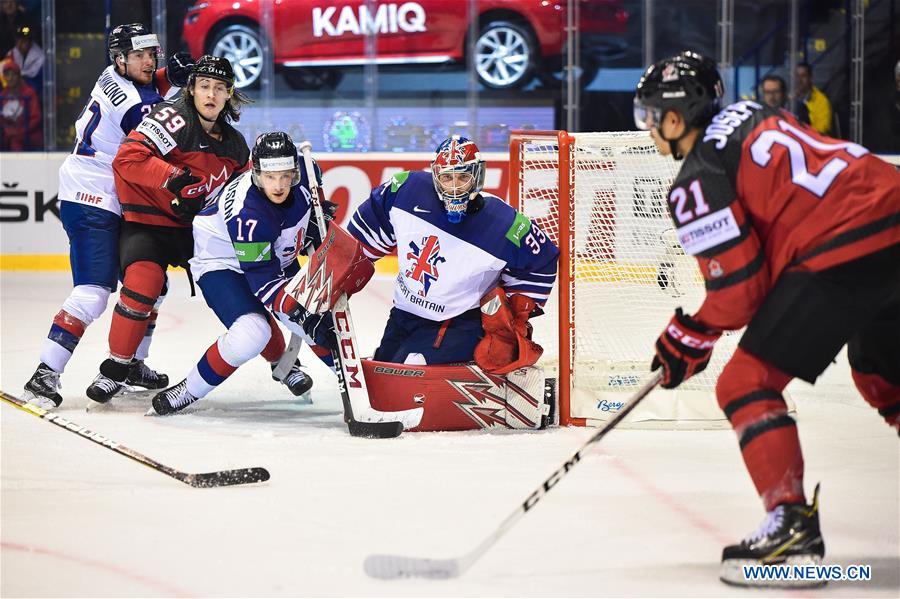 (SP)SLOVAKIA-KOSICE-ICE HOCKEY-IIHF-WORLD CHAMPIONSHIP-GROUP A-GBR VS CAN
