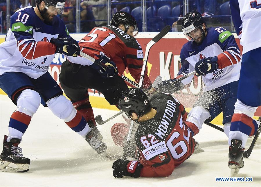 (SP)SLOVAKIA-KOSICE-ICE HOCKEY-IIHF-WORLD CHAMPIONSHIP-GROUP A-GBR VS CAN