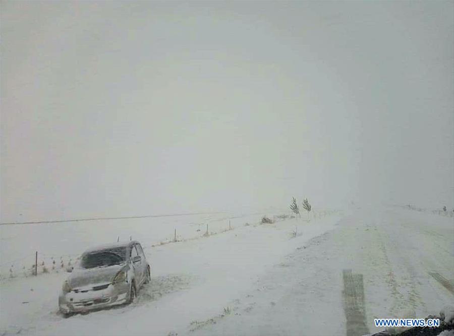 MONGOLIA-UMNUGOVI-SNOWSTORM