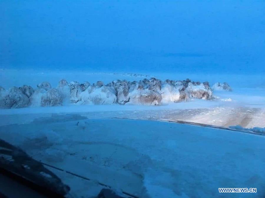 MONGOLIA-UMNUGOVI-SNOWSTORM