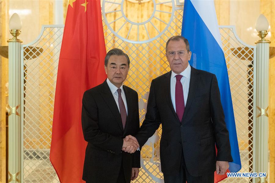 RUSSIA-SOCHI-LAVROV-CHINA-WANG YI-MEETING