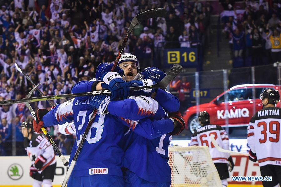 (SP)SLOVAKIA-KOSICE-ICE HOCKEY-IIHF-WORLD CHAMPIONSHIP-GROUP A-CAN VS SVK