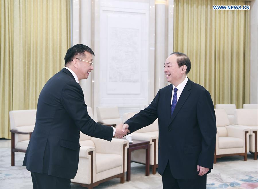 (CDAC) CHINA-BEIJING-CDAC-HUANG KUNMING-MONGOLIAN OFFICIAL-MEETING (CN)