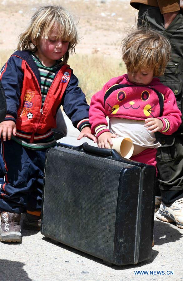 SYRIA-HOMS-RUKBAN CAMP-RETURN