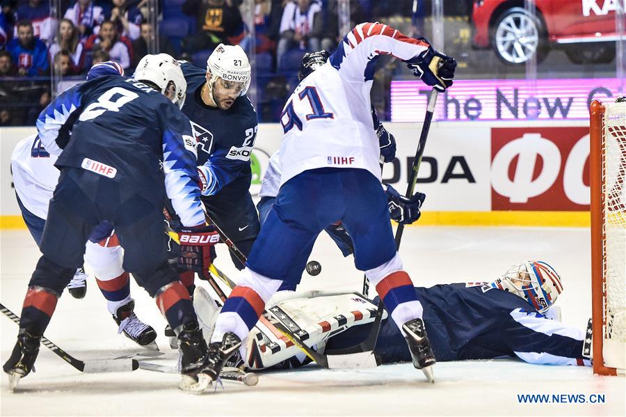 (SP)SLOVAKIA-KOSICE-ICE HOCKEY-IIHF-WORLD CHAMPIONSHIP-GROUP A-USA VS GBR
