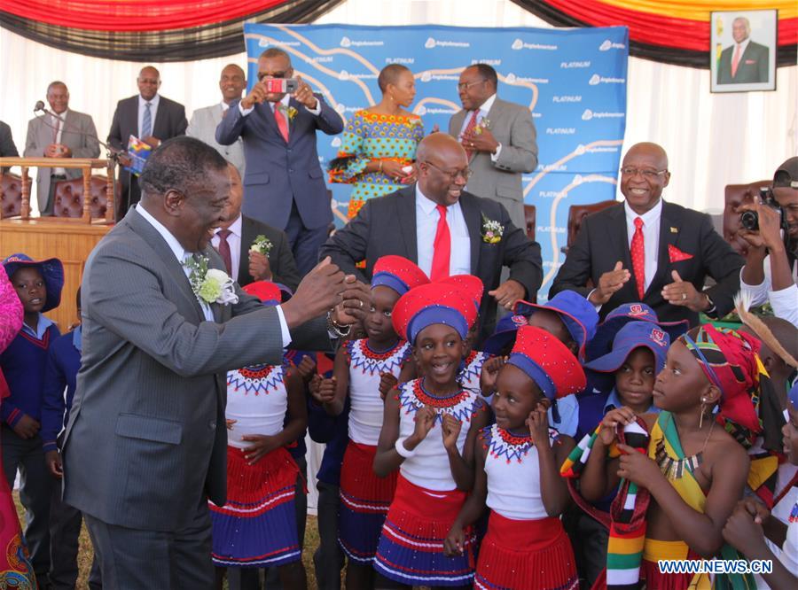 ZIMBABWE-MIDLANDS-SHURUGWI-PLATINUM MINE-SMELTER