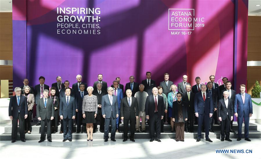KAZAKHSTAN-NUR-SULTAN-HAN ZHENG-ASTANA ECONOMIC FORUM
