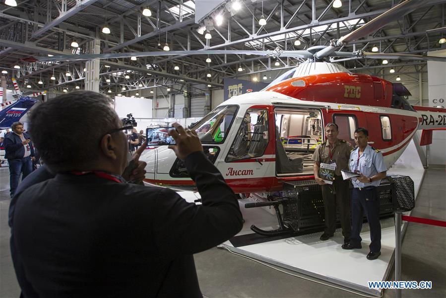 RUSSIA-MOSCOW-HELICOPTER EXPO
