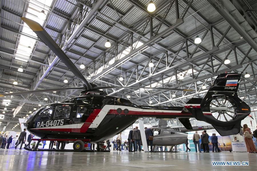 RUSSIA-MOSCOW-HELICOPTER EXPO