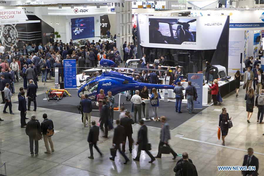 RUSSIA-MOSCOW-HELICOPTER EXPO