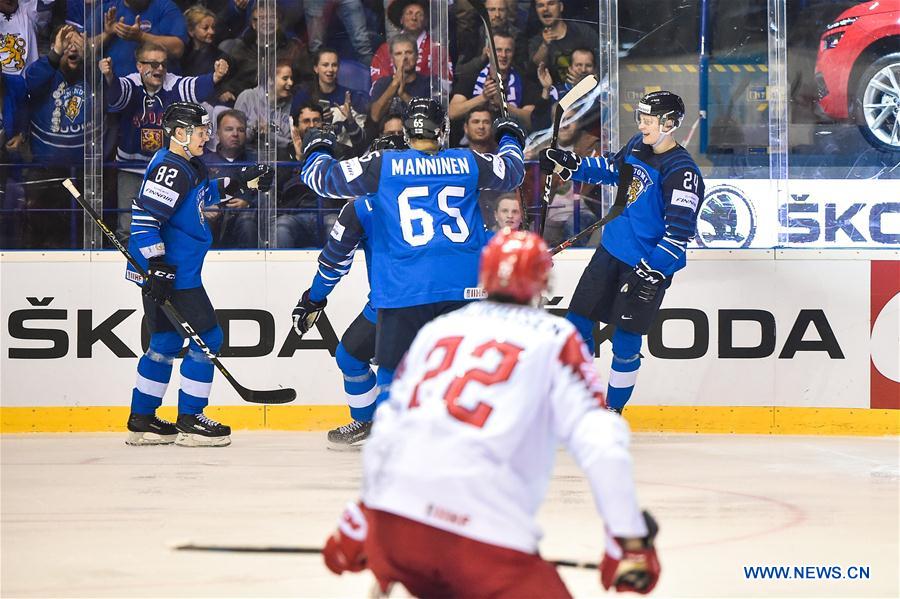 (SP)SLOVAKIA-KOSICE-ICE HOCKEY-IIHF-WORLD CHAMPIONSHIP-GROUP A-FIN VS DEN
