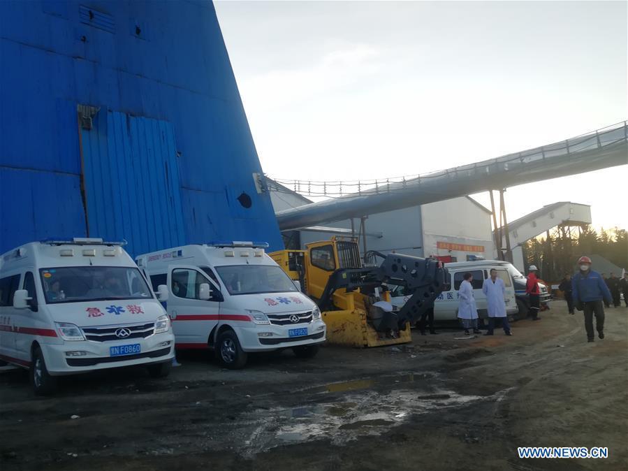 CHINA-HEILONGJIANG-ACCIDENT-IRON MINE-FLOODING (CN)