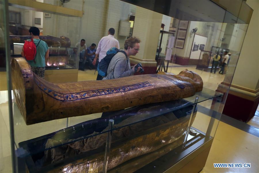 EGYPT-CAIRO-EGYPTIAN MUSEUM-VISIT