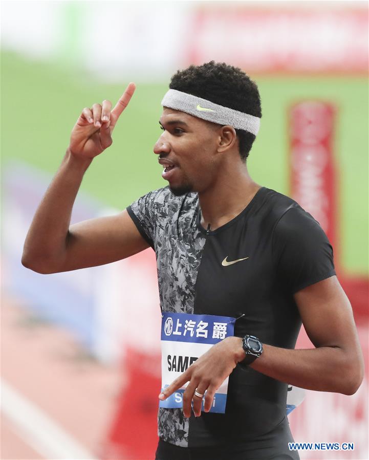 (SP)CHINA-SHANGHAI-ATHLETICS-IAAF-DIAMOND LEAGUE-MEN'S 400M HURDLES (CN)
