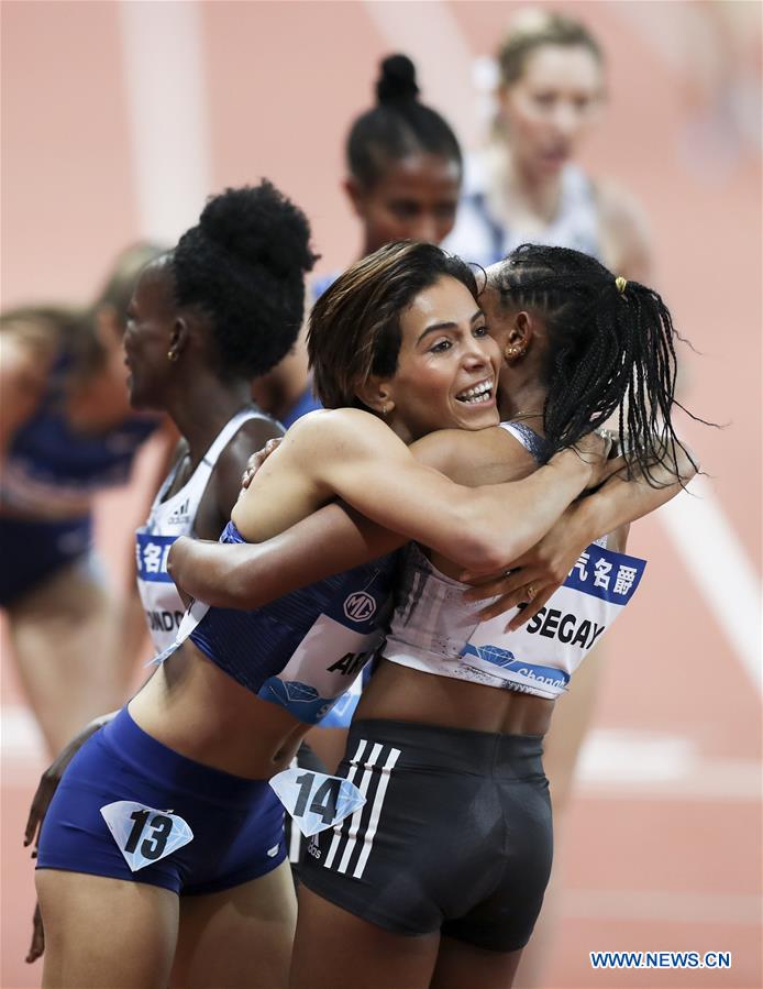 (SP)CHINA-SHANGHAI-ATHLETICS-IAAF-DIAMOND LEAGUE-WOMEN'S 1500M (CN)