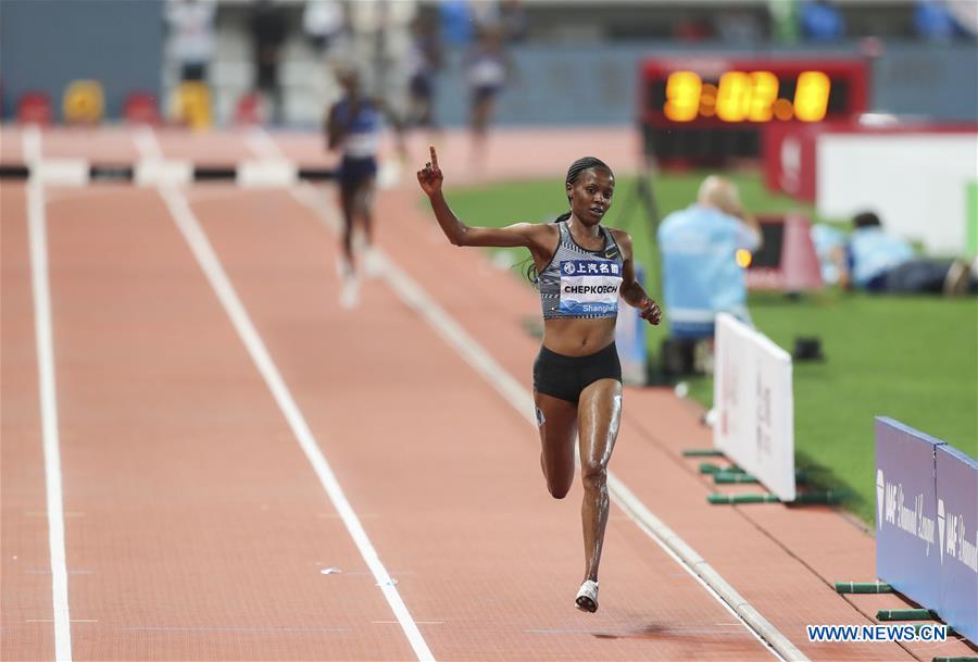 (SP)CHINA-SHANGHAI-ATHLETICS-IAAF-DIAMOND LEAGUE-WOMEN'S 3000M STEEPLECHASE (CN)