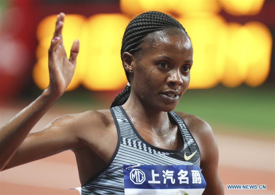 (SP)CHINA-SHANGHAI-ATHLETICS-IAAF-DIAMOND LEAGUE-WOMEN'S 3000M STEEPLECHASE (CN)