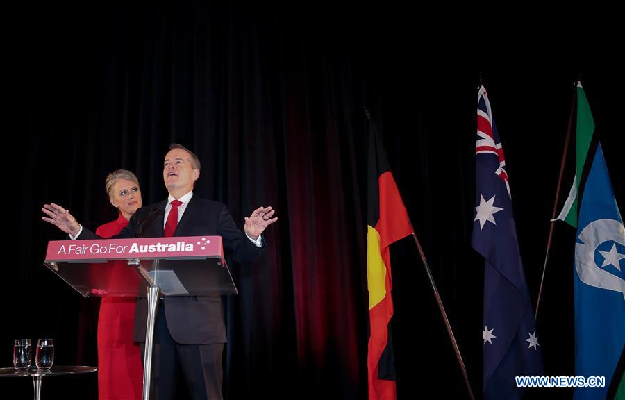AUSTRALIA-MELBOURNE-FEDERAL ELECTION-BILL SHORTEN