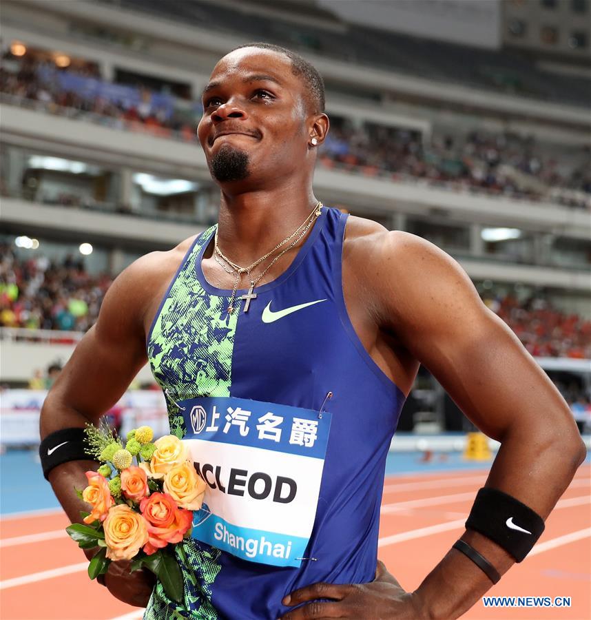 (SP)CHINA-SHANGHAI-ATHLETICS-IAAF-DIAMOND LEAGUE-MEN'S 110M HURDLES (CN)