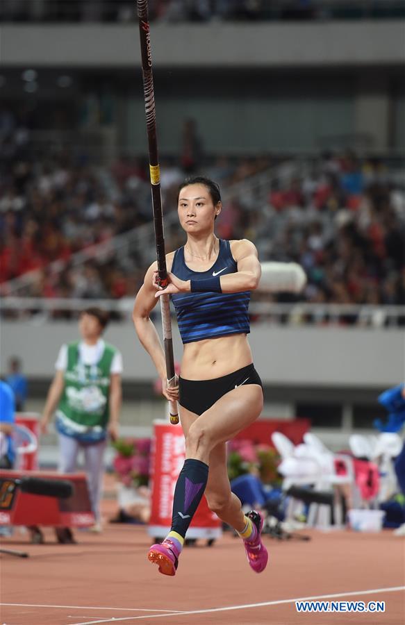 (SP)CHINA-SHANGHAI-ATHLETICS-IAAF-DIAMOND LEAGUE-WOMEN'S POLE VAULT (CN)