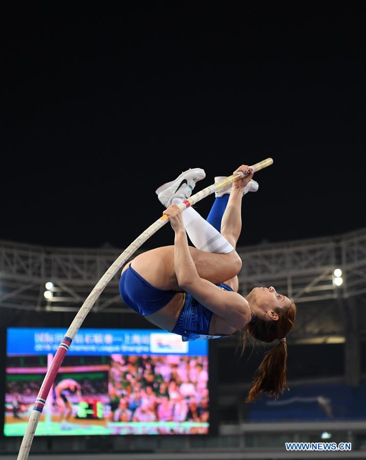 (SP)CHINA-SHANGHAI-ATHLETICS-IAAF-DIAMOND LEAGUE-WOMEN'S POLE VAULT (CN)