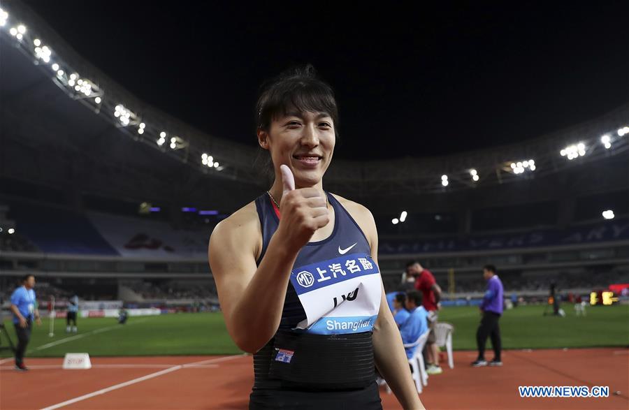 (SP)CHINA-SHANGHAI-ATHLETICS-IAAF-DIAMOND LEAGUE-WOMEN'S JAVELIN THROW (CN)
