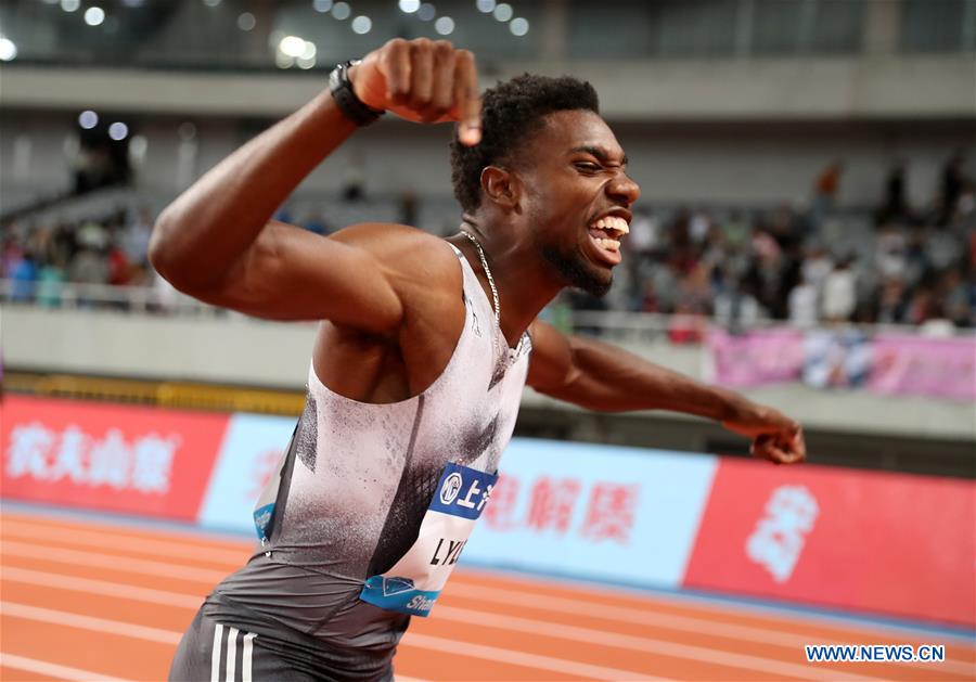 (SP)CHINA-SHANGHAI-ATHLETICS-IAAF-DIAMOND LEAGUE-MEN'S 100M (CN)