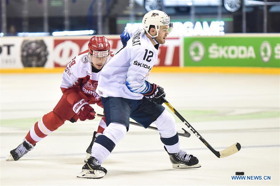 (SP)SLOVAKIA-KOSICE-ICE HOCKEY-IIHF-WORLD CHAMPIONSHIP-GROUP A-USA VS DEN