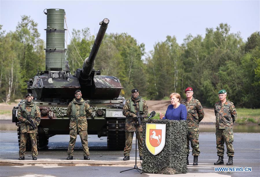 GERMANY-MUNSTER-MERKEL-NATO-RAPID RESPONSE FORCE