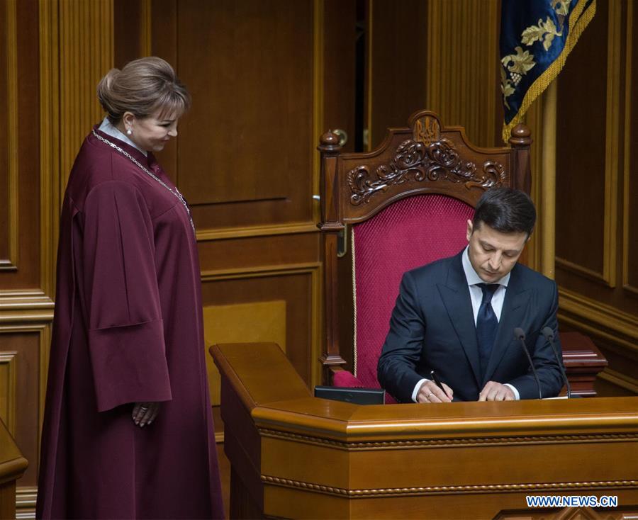 UKRAINE-KIEV-ZELENSKY-INAUGURATION