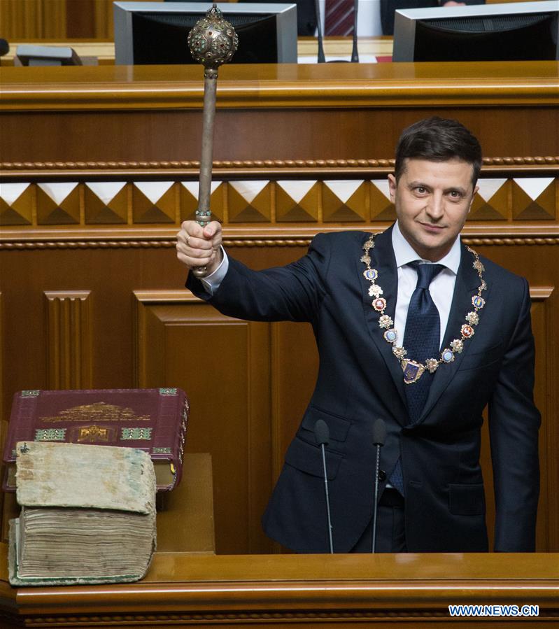 UKRAINE-KIEV-ZELENSKY-INAUGURATION