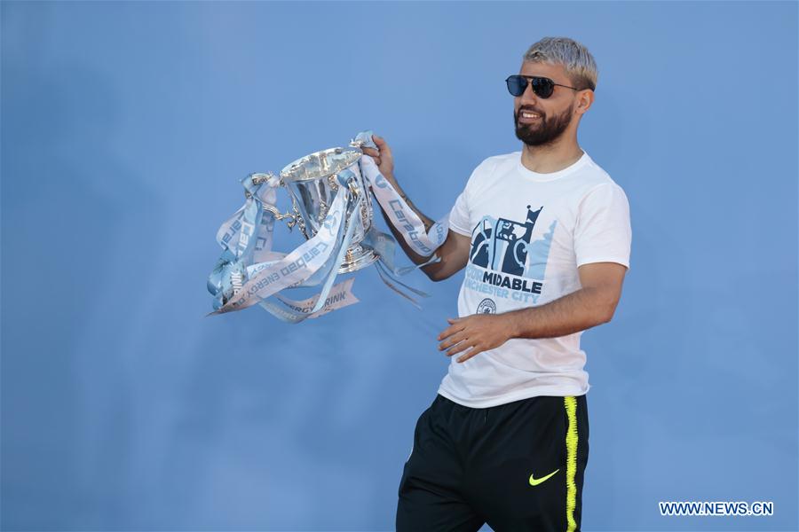 (SP)BRITAIN-MANCHESTER-ENGLISH PREMIER LEAGUE-MANCHESTER CITY CELEBRATIONS 