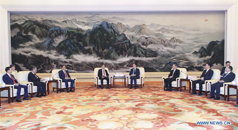 CHINA-BEIJING-HAN ZHENG-HONG KONG DELEGATION-MEETING (CN)