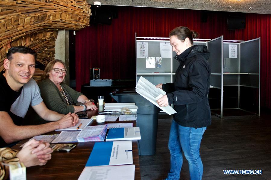 THE NETHERLANDS-HAARLEM-EUROPEAN PARLIAMENT ELECTION-VOTE