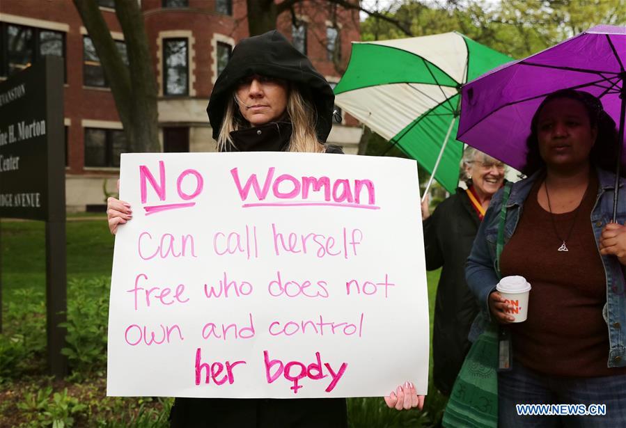 U.S.-ILLINOIS-EVANSTON-ABORTION BAN-PROTEST